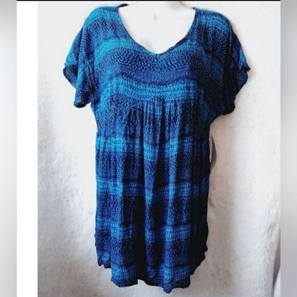 Liz Lange blue NWT sz xs blouse - Picture 1 of 4